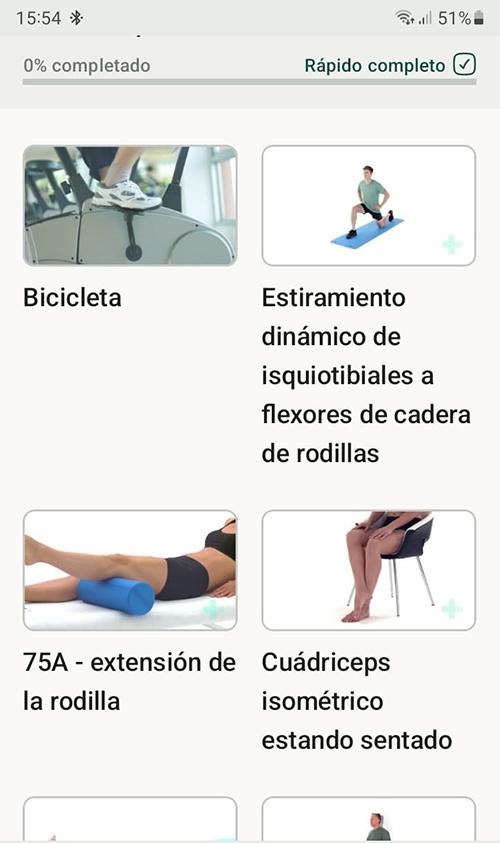 Osgood-Schlatter programa de ejercicios